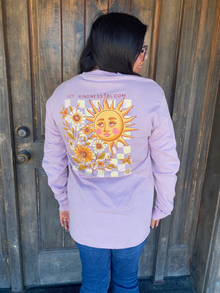 Kind Long Sleeve Tee - Wisteria