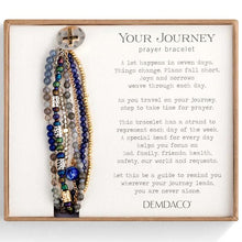 Load image into Gallery viewer, Beaded Prayer Bracelet Indigo