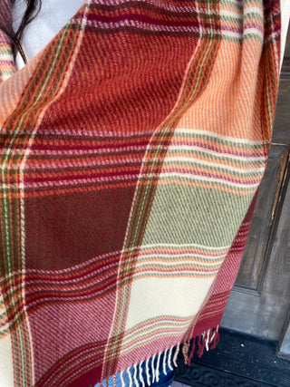 Autumn Plaid Scarf - Harvest