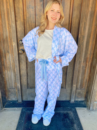 Blue Bow Robe
