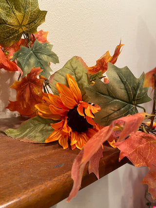 Pumpkin Sunflower Garland