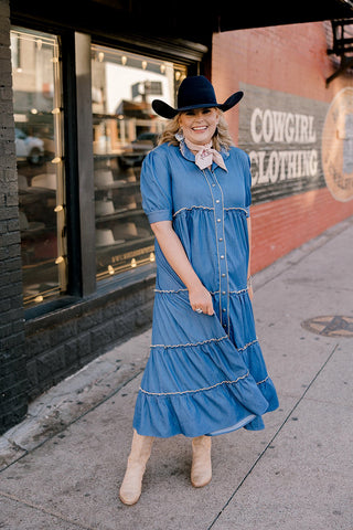 Reba Denim Dress