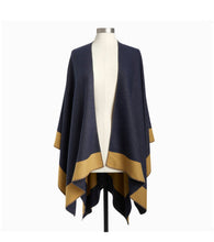 Load image into Gallery viewer, Reversible  Kimono - Mustard and Navy