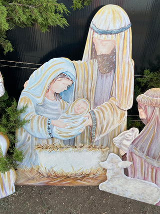 Holy Family Nativity Yard Set