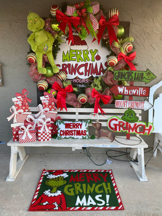 Wreath Green Monster 5ft