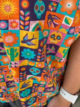 Sugar Skull Sass Basic Tee