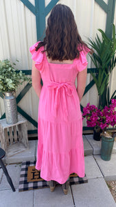 Pink Martha Maxi Dress M