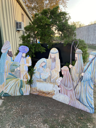 Holy Family Nativity Yard Set