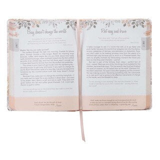 Devotional Walking in Grace Faux Leather