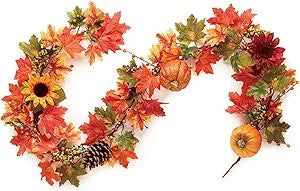 Pumpkin Sunflower Garland