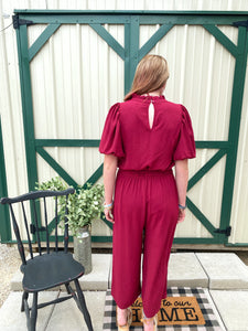 Berry Annalise Jumpsuit Lg