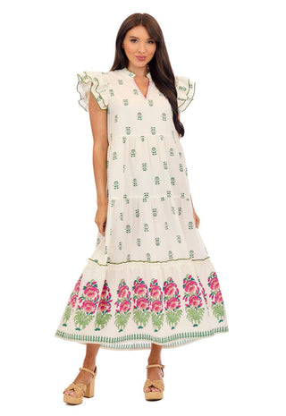 Welton Maxi Dress Wh-S