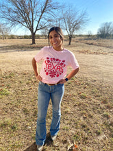 Load image into Gallery viewer, Texas Heart Floral Tee