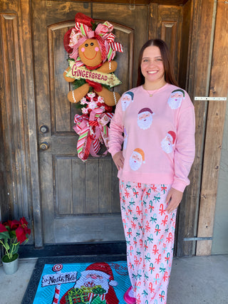 Candy Cane Holiday Pajama Pants