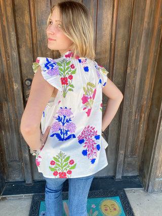 Kenzie Flounce Top Small