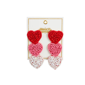 Valentine Beaded Earrings RD