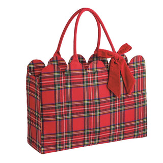 red-tartan-scallop-tote