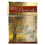 Packaging of '101 Proverbs' with gold and brown design
