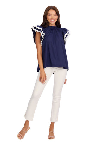 Angie Ric Rac Top Nv-S