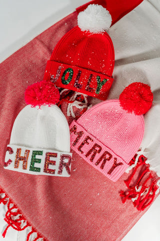 Red Holiday Beanie