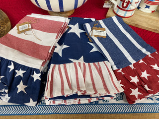 Red Stripe Americana Towel