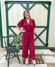 Load image into Gallery viewer, Berry Annalise Jumpsuit Lg