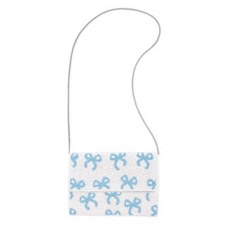 Bow Beaded Clutch