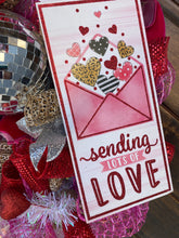 Load image into Gallery viewer, Wreath Valentine Leopard Love