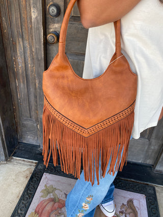 Fringe Hobo Bag