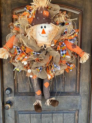 Wreath Mesh Scarecrow