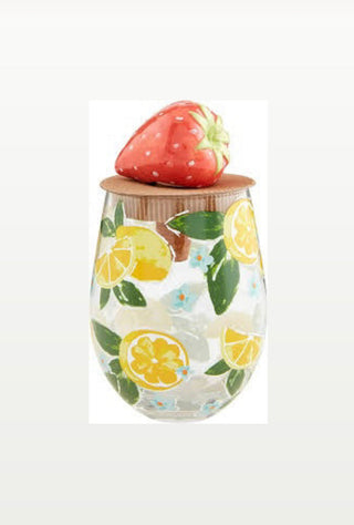 Lemon Wine Glass Set