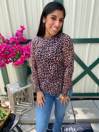 Mesh Top Leopard