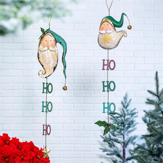 traditional-santa-hanging-decor-metal-hanging-dec