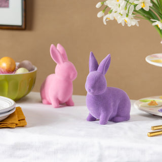 flocked-bunny-ceramic-table-decor-asst-625