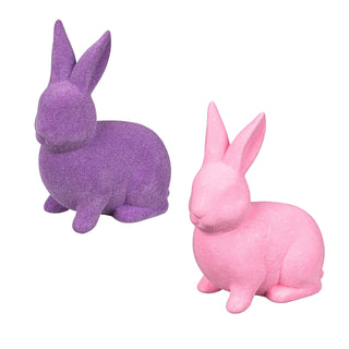 flocked-bunny-ceramic-table-decor-asst-625