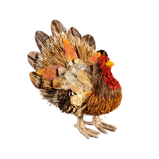 Turkey Natural Fiber Table Décor, 6"H
