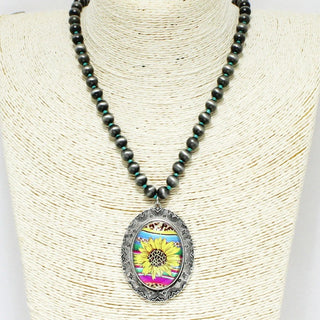 Necklace Sunflower Bubble