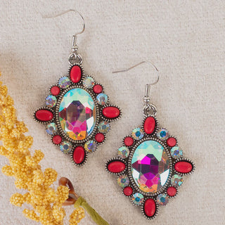 Earrings Crimson Sunset
