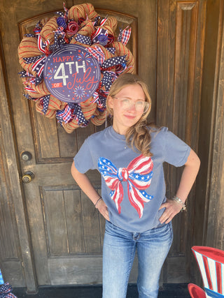 Patriotic Bow Graphic Tee