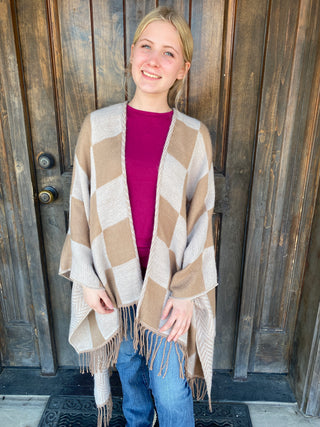 Yvette Reversible Poncho