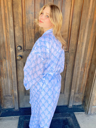 Blue Bow Robe