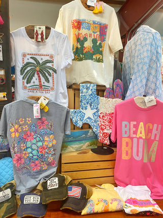Pink Beach Bum Tee