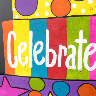 Reversible Celebrate Door Hanger