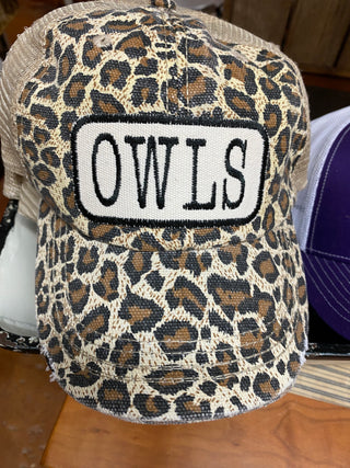 Owls Leopard Trucker Cap