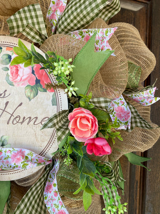 Wreath Mesh Bless this Home