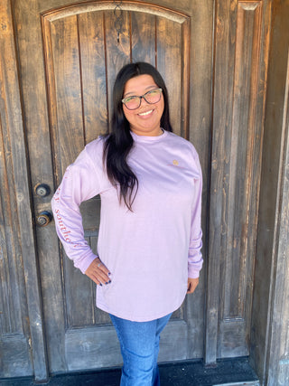 Kind Long Sleeve Tee - Wisteria