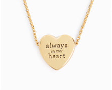 Load image into Gallery viewer, Art Heart Necklace - Always in My Heart