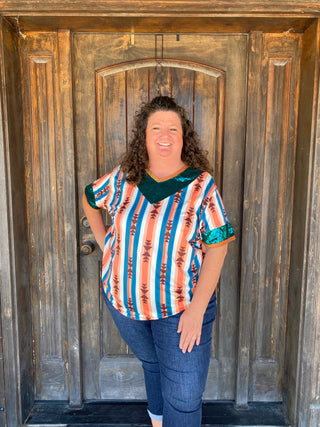 Desert Sparkle Sequin Top