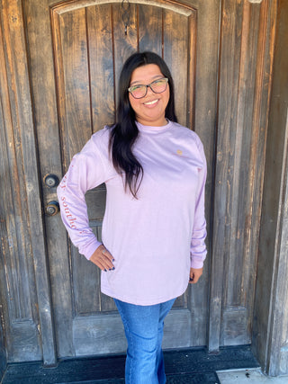 Kind Long Sleeve Tee - Wisteria