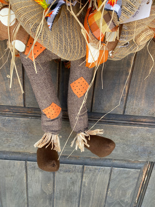 Wreath Mesh Scarecrow